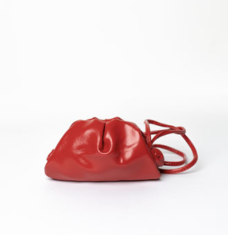 کیف چرم زنانه قرمز