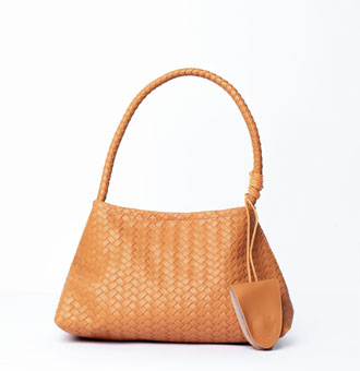 کیف چرم زنانه نارنجی