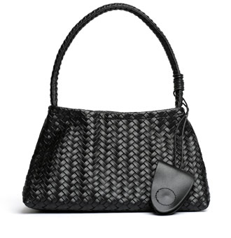 کیف چرم زنانه مشکی